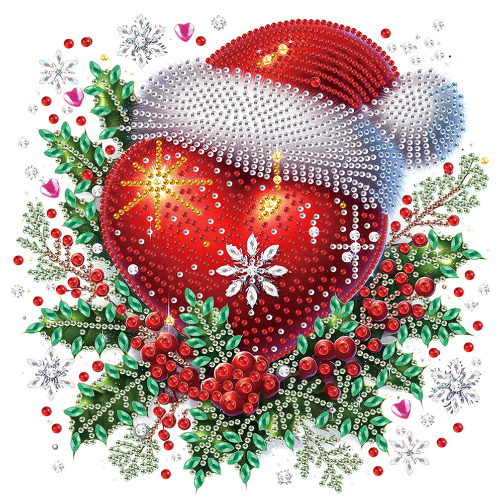 Christmas Love - Partial Special-Shaped Drill Diamond Painting 30*30CM