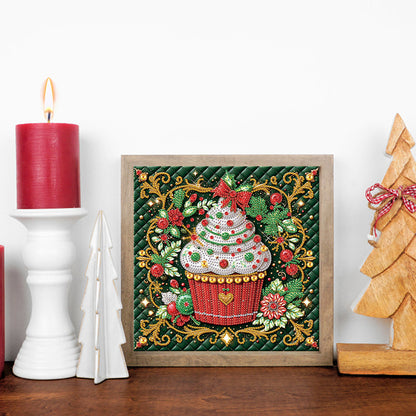 Christmas Desserts - Partial Special-Shaped Drill Diamond Painting 30*30CM