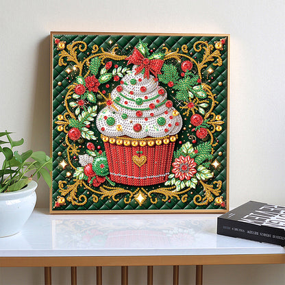 Christmas Desserts - Partial Special-Shaped Drill Diamond Painting 30*30CM