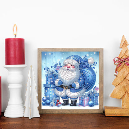 Santa Claus - Partial Special-Shaped Drill Diamond Painting 30*30CM