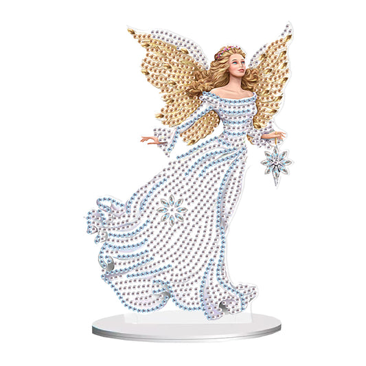 Elegant Angel Lady 5D DIY Diamond Art Tabletop Decorations Bedroom Table Decor