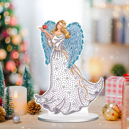 Elegant Angel Lady 5D DIY Diamond Art Tabletop Decorations Bedroom Table Decor