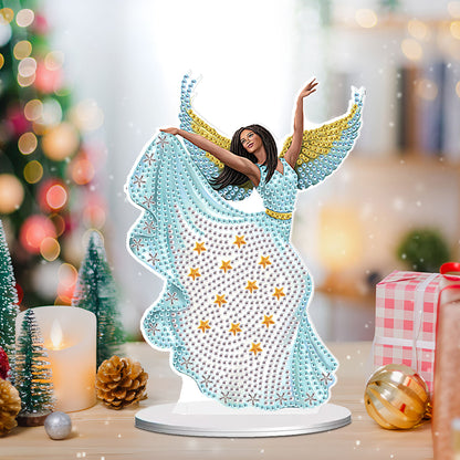 Elegant Angel Lady 5D DIY Diamond Art Tabletop Decorations Bedroom Table Decor