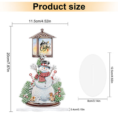 Christmas Snowman Diamond Painting Desktop Decors for Home Office Decor