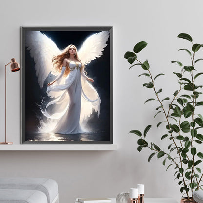 Winged Angel - Full Round Drill Diamond Painting 30*40CM