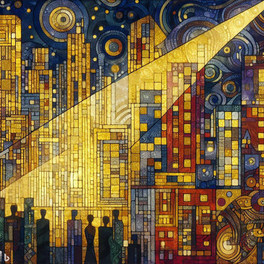 City Under Lights - Full Round Drill Diamond Painting 40*40CM