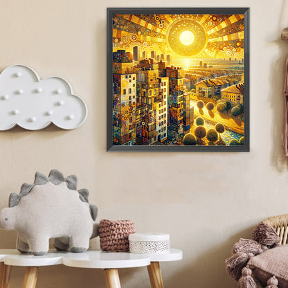 Sunshine City - Full Round Drill Diamond Painting 40*40CM