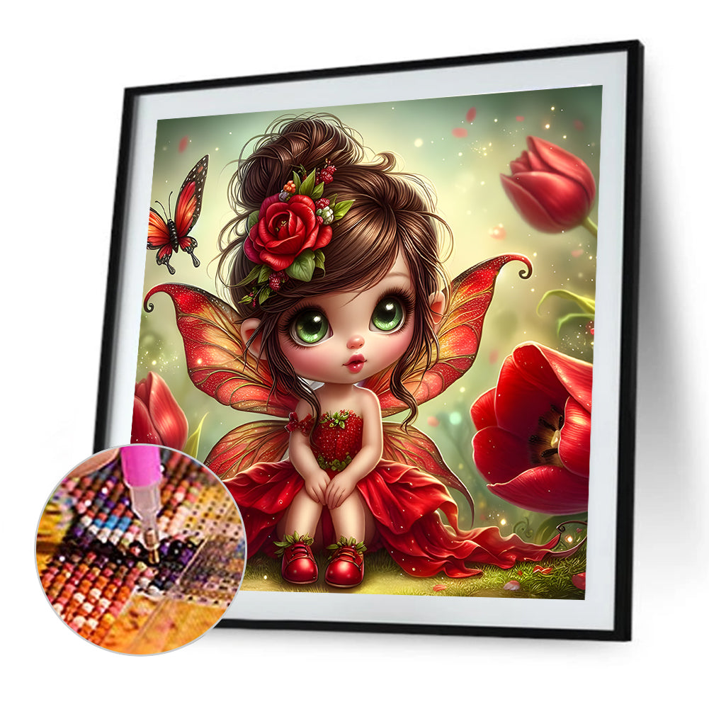 Elf Girl - Full Round Drill Diamond Painting 30*30CM