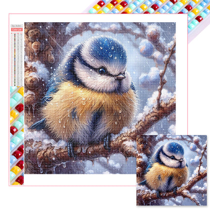 Small Animals In The Snow - Full Square Drill Diamond Painting 30*30CM