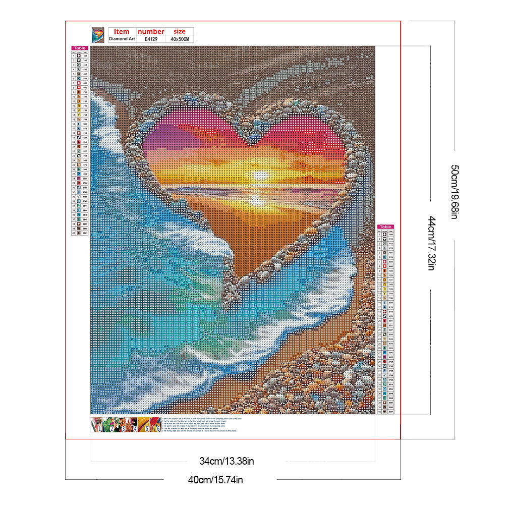 Love Sea - Full Round Drill Diamond Painting 40*50CM