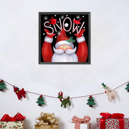 Santa Claus Snow - Full Round Drill Diamond Painting 40*40CM