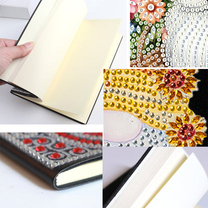 Special Shaped Sunflower Gnome Diamond Painting Journal Notebook for Adults