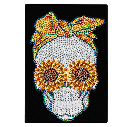 Special Shaped Skull Diamond Painting Journal Notebook for Students Adults