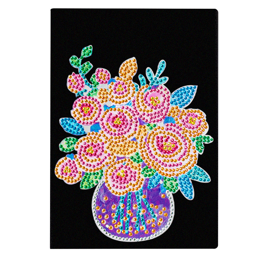 Special Shaped Flower Diamond Painting Journal Notebook for Students Adults