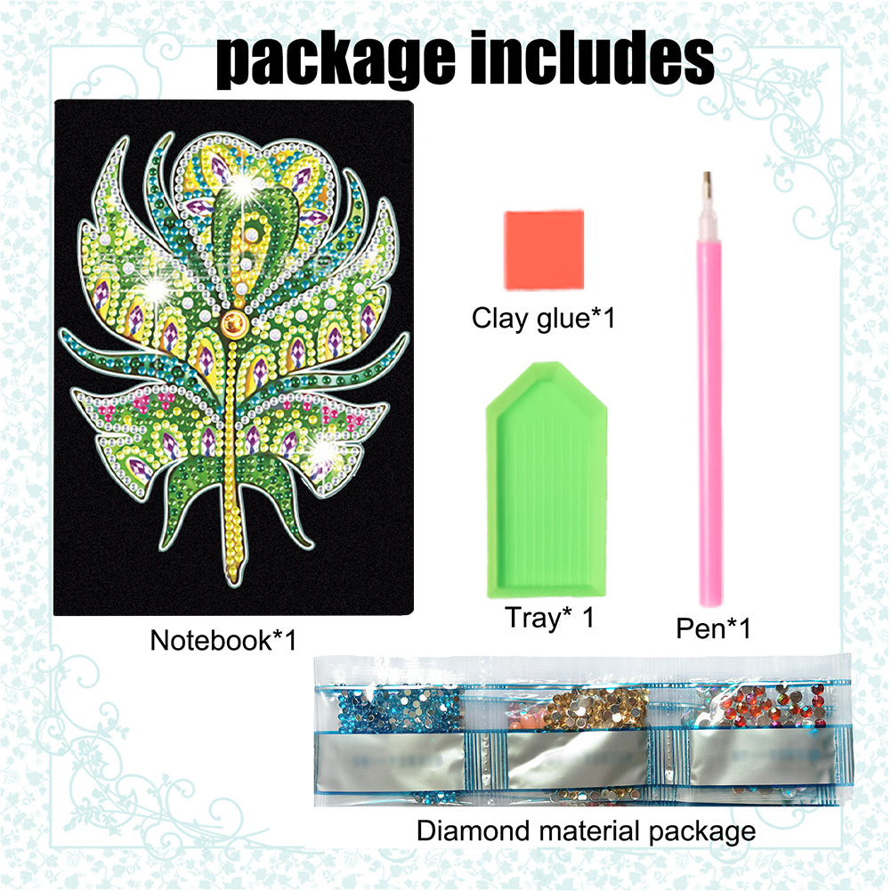 Special Shaped Magic Wand Diamond Painting Journal Notebook for Adults