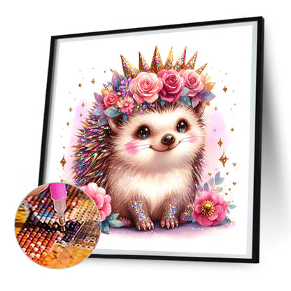 Hedgehog - Full Round Drill Diamond Painting 30*30CM