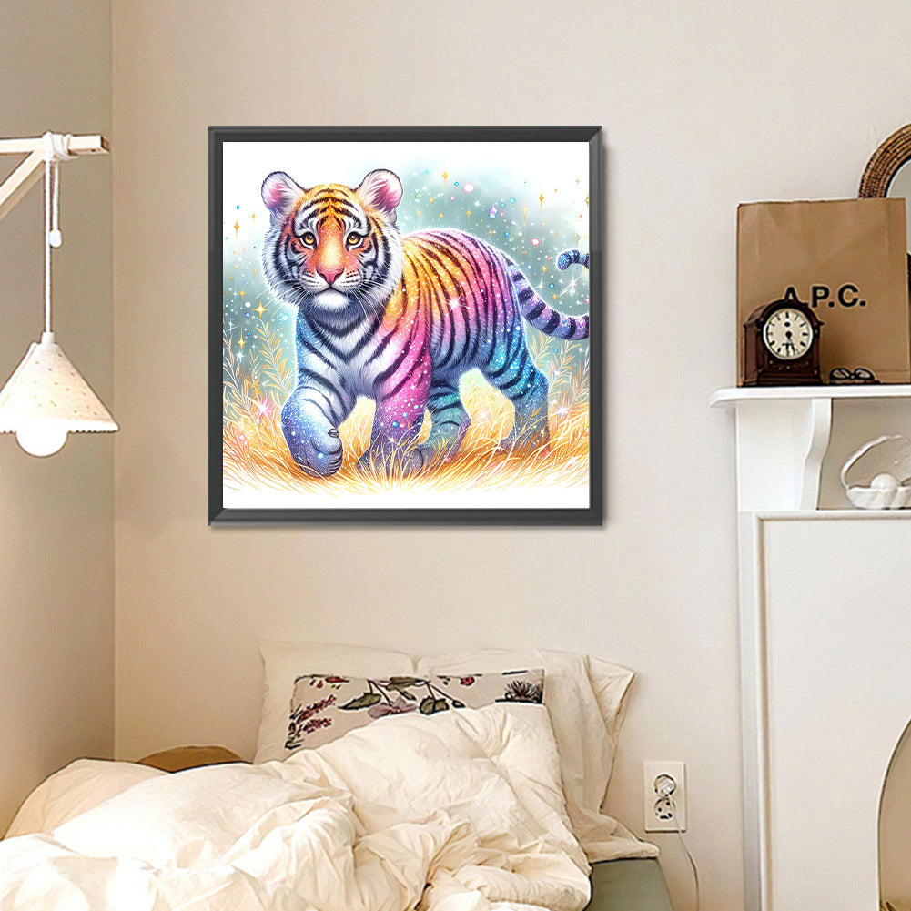 Tiger - Full Round Drill Diamond Painting 30*30CM