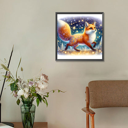 Fox - Full Round Drill Diamond Painting 30*30CM