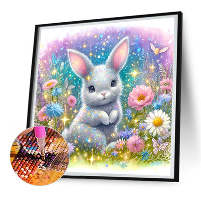 Rabbit - Full Round Drill Diamond Painting 30*30CM