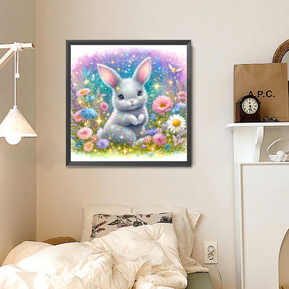 Rabbit - Full Round Drill Diamond Painting 30*30CM