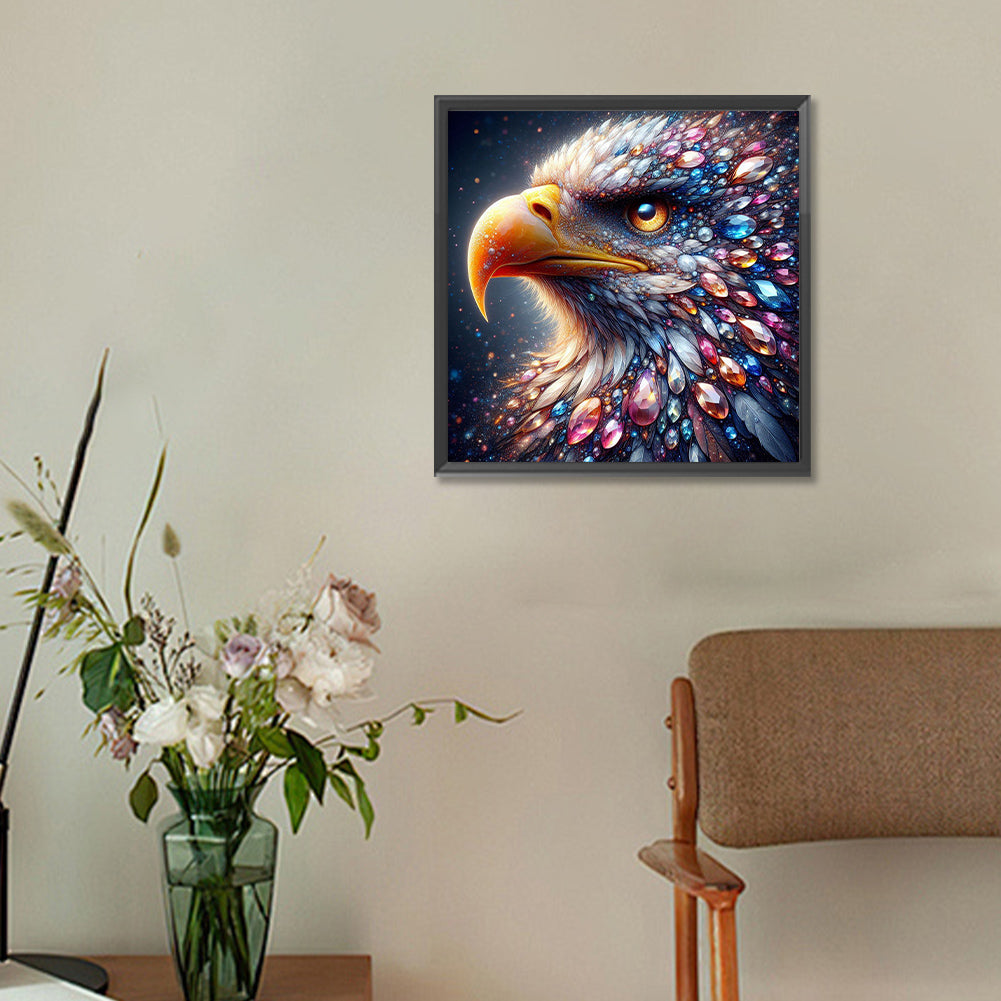 Jewel Eagle - Full Round Drill Diamond Painting 30*30CM