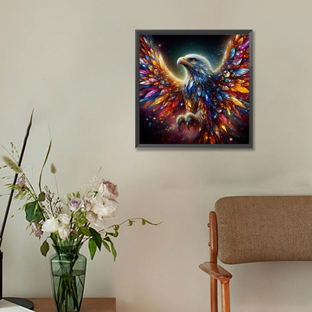 Jewel Eagle - Full Round Drill Diamond Painting 30*30CM