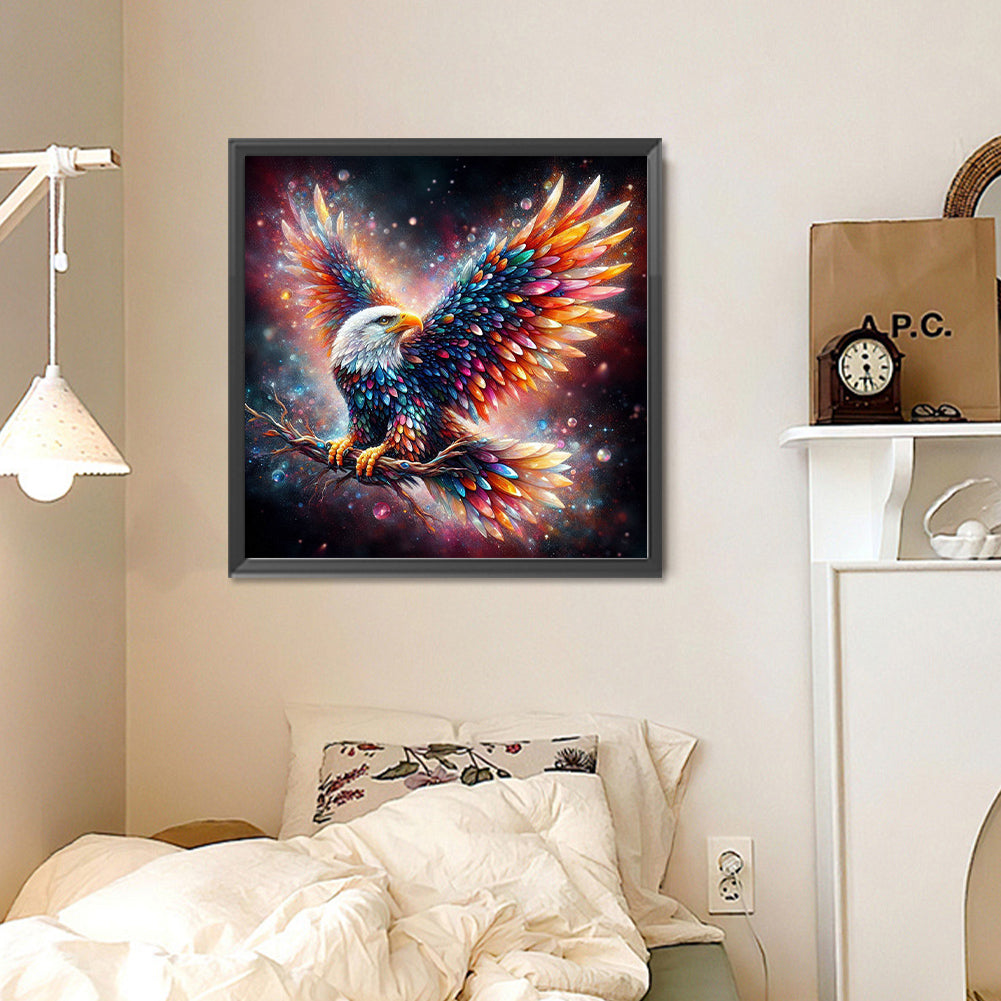 Jewel Eagle - Full Round Drill Diamond Painting 30*30CM