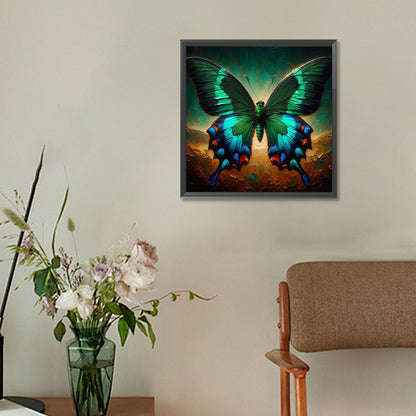 Butterfly - Full Round Drill Diamond Painting 30*30CM