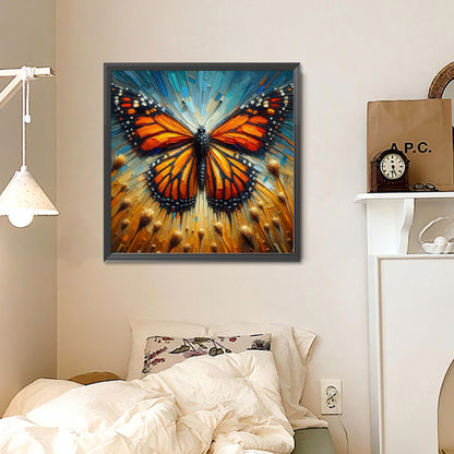 Butterfly - Full Round Drill Diamond Painting 30*30CM