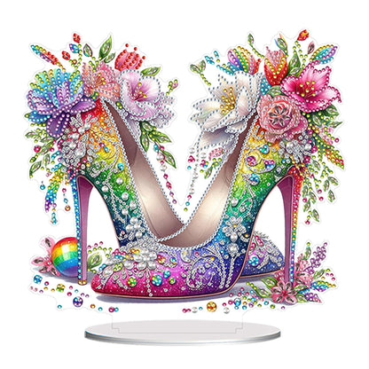 Acrylic Special Shape High Heels Diamond Painting Desktop Ornaments for Decor