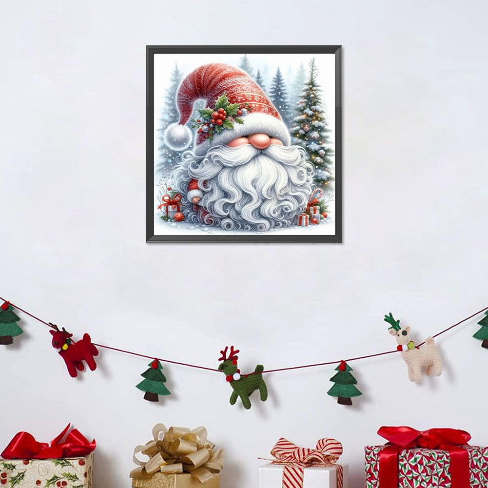 Christmas Gnome - Full Round Drill Diamond Painting 30*30CM