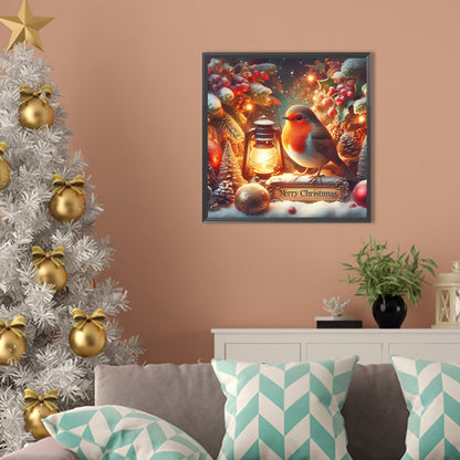 Christmas Bird - Full AB Round Drill Diamond Painting 40*40CM