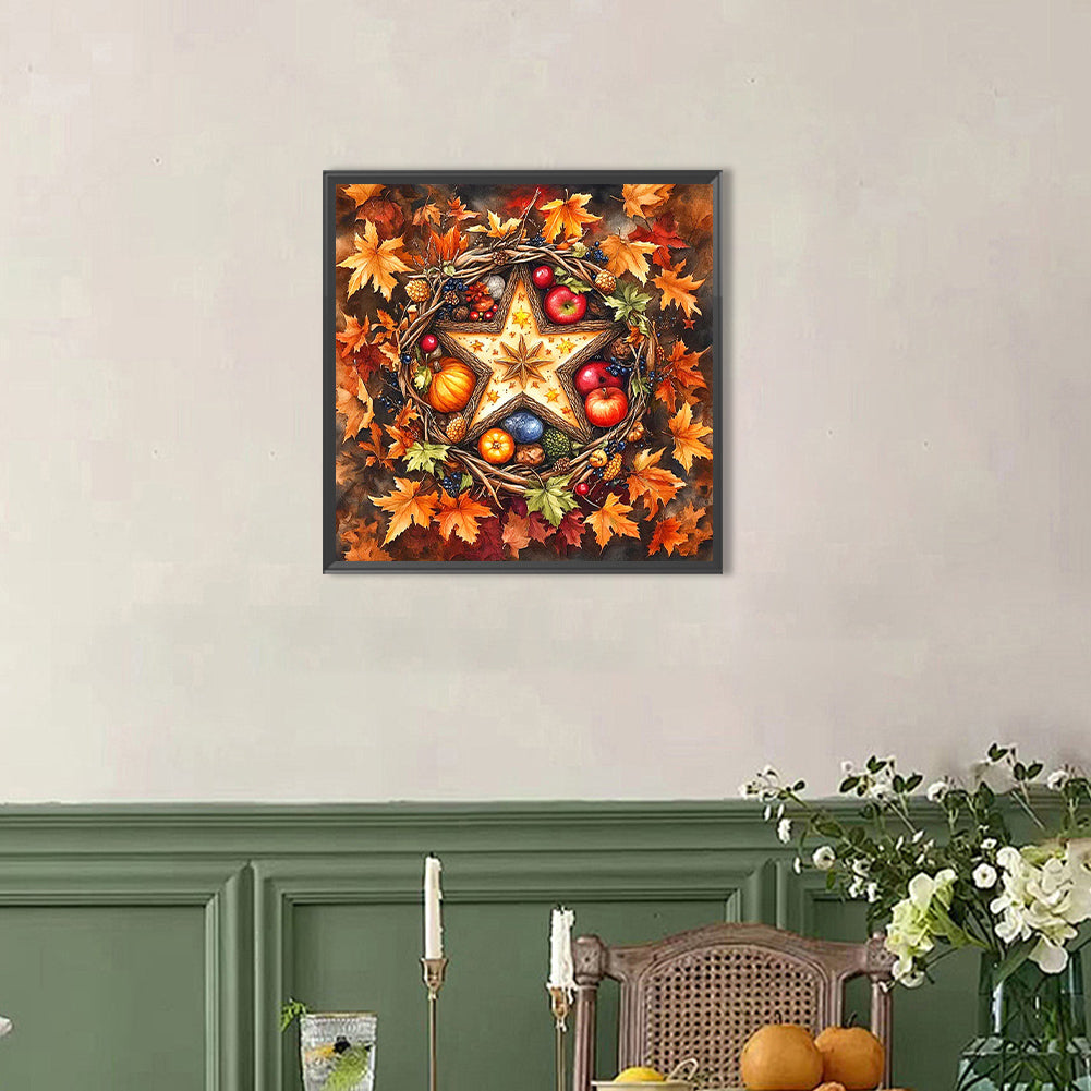 Autumn Fruits - Full AB Round Drill Diamond Painting 40*40CM