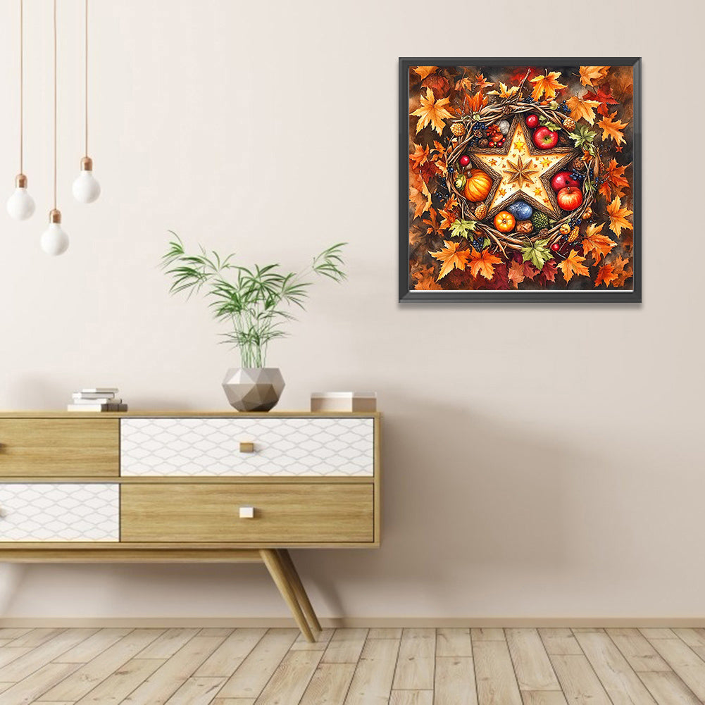 Autumn Fruits - Full AB Round Drill Diamond Painting 40*40CM
