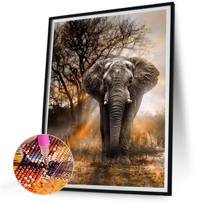 Elephant - Full Round Drill Diamond Painting 30*40CM