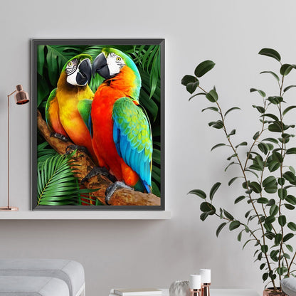 Macaw - Full Round Drill Diamond Painting 30*40CM