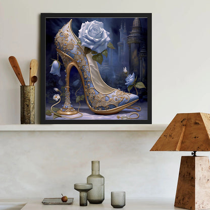 Rose High Heels - Full Round Drill Diamond Painting 40*40CM