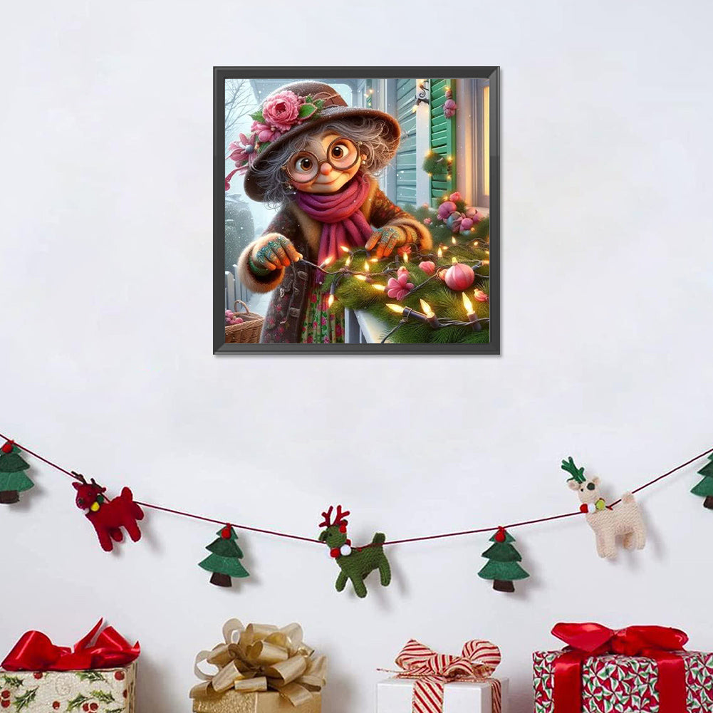 Santa Claus - Full Round Drill Diamond Painting 30*30CM