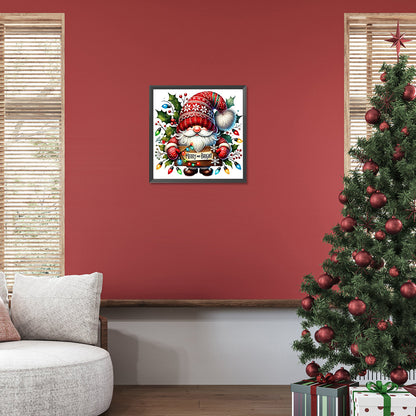 Christmas Gnome - Full Round Drill Diamond Painting 30*30CM