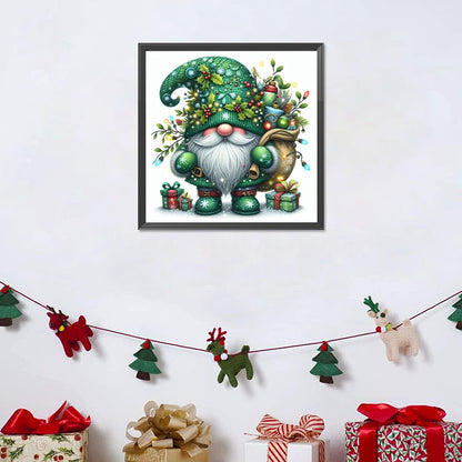 Christmas Gnome - Full Round Drill Diamond Painting 30*30CM