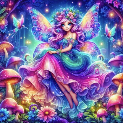 Elf Fairy - Full AB Round Drill Diamond Painting 90*90CM