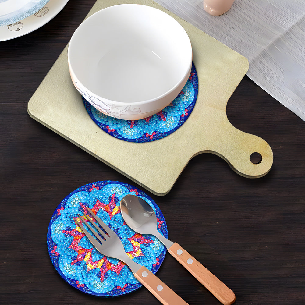 Mandala Diamond Painting Art Place Mats DIY Diamond Dot Kits for Beginners