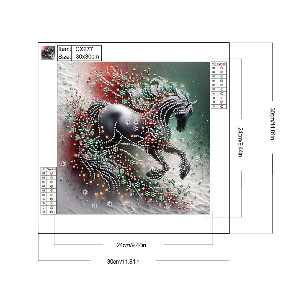 Arts Ma - Partial Special-Shaped Drill Diamond Painting 30*30CM