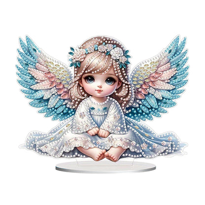 Angel Girl Diamond Painting Tabletop Ornaments Kit 5D DIY Diamond Art Decors