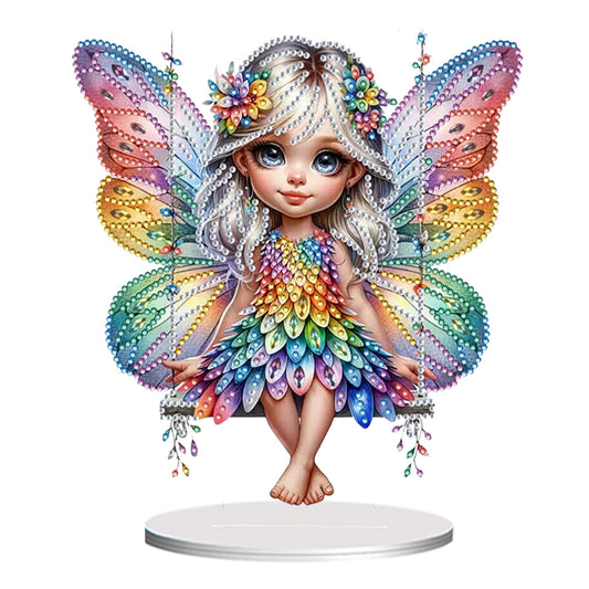 Angel Girl Diamond Painting Tabletop Ornaments Kit 5D DIY Diamond Art Decors