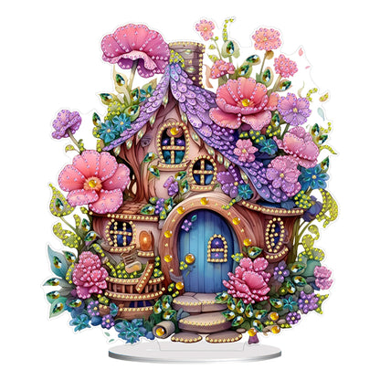 Elf House Tabletop Diamond Art Kits Diamond Painting Desktop Ornaments