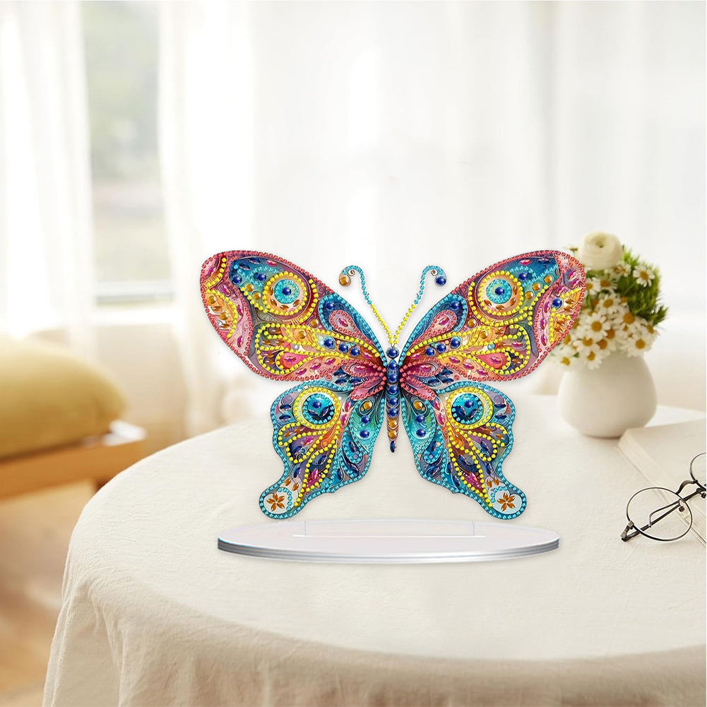 Butterfly Tabletop Diamond Art Kits Diamond Painting Desktop Ornaments