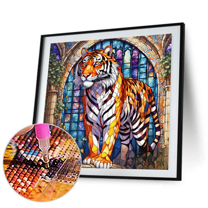 Tiger - Full Round Drill Diamond Painting 50*50CM