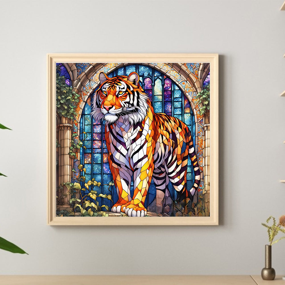 Tiger - Full Round Drill Diamond Painting 50*50CM