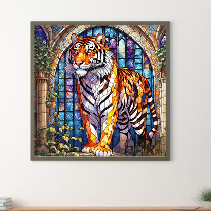 Tiger - Full Round Drill Diamond Painting 50*50CM